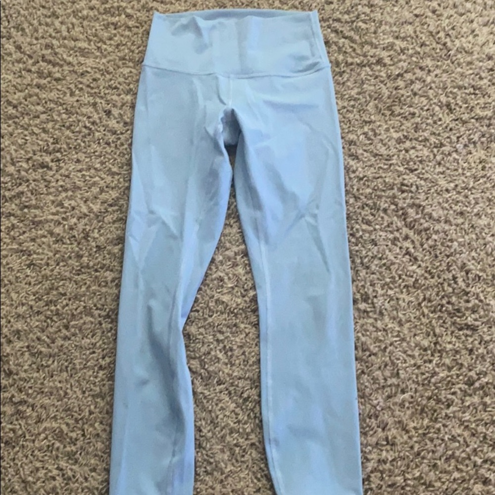 Light blue lululemon align leggings (25”)